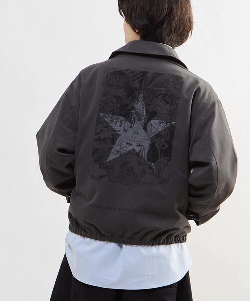 CONVERSE TOKYO（コンバーストウキョウ）の「【CLAMP】『X-エックス-』GRAPHIC COACH JACKET（ブルゾン・レディース・チャコールグレー・FREE）」の7枚目の写真