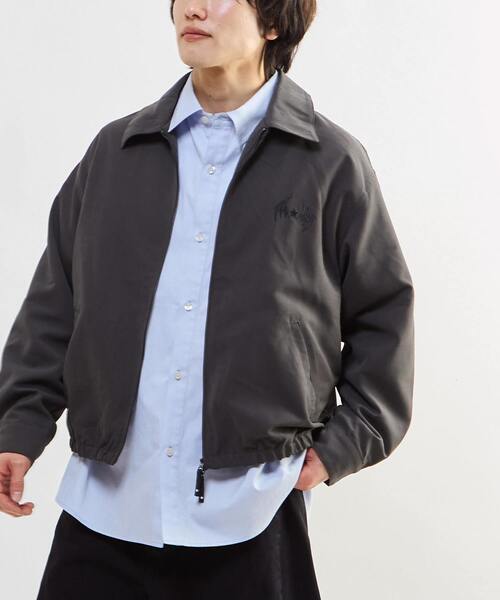 CONVERSE TOKYO（コンバーストウキョウ）の「【CLAMP】『X-エックス-』GRAPHIC COACH JACKET（ブルゾン・レディース・チャコールグレー・FREE）」の9枚目の写真