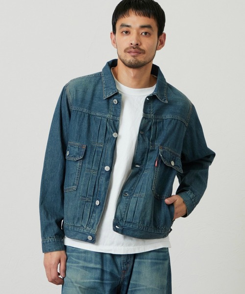 EDWIN(エドウィン)の「EDWIN エドウィン 505Z ライトオンス デニムジャケット Gジャン セットアップ対応 セルビッジ(デニムジャケット・メンズ・インディゴブルー/ブルー/ライトインディゴブルー・SMALL/MEDIUM/LARGE/X-LARGE)」の3枚目の写真