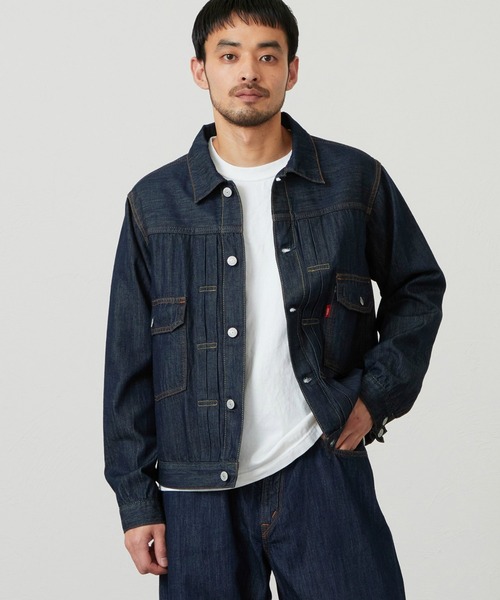 EDWIN(エドウィン)の「EDWIN エドウィン 505Z ライトオンス デニムジャケット Gジャン セットアップ対応 セルビッジ(デニムジャケット・メンズ・インディゴブルー/ブルー/ライトインディゴブルー・SMALL/MEDIUM/LARGE/X-LARGE)」の4枚目の写真