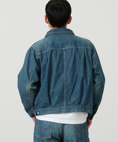EDWIN(エドウィン)の「EDWIN エドウィン 505Z ライトオンス デニムジャケット Gジャン セットアップ対応 セルビッジ(デニムジャケット・メンズ・インディゴブルー/ブルー/ライトインディゴブルー・SMALL/MEDIUM/LARGE/X-LARGE)」の14枚目の写真