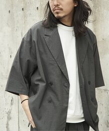 VENCEEXCHANGE | LCルーズシルエットハーフスリーブジャケット(その他アウター)