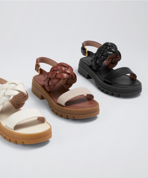 COLE HAAN（コールハーン）の「クレシダ ラグ サンダル womens（サンダル・レディース・ブラック・5.5/5/7.5/6.5/6）」の2枚目の写真