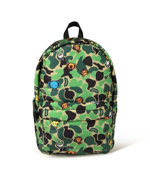 A BATHING APE（アベイシングエイプ）の「BABY MILO LARGE BACKPACK #5（バックパック/リュック・メンズ・グリーン・FREE）」の2枚目の写真