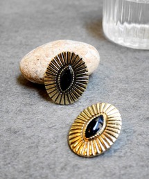 amplis（アンプリス）の「ヴィンテージボタンピアス/twix（ピアス（両耳用））」