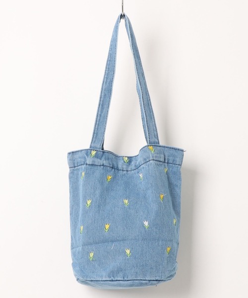 ammy.(エイミードット)の「【 ammy. / エイミードット 】 ミニ フラワー 刺繍 デニム トートバッグ(トートバッグ・レディース・ブラック/ライトブルー/ブルー/ブルー系その他/ブルー系その他2・FREE)」の16枚目の写真