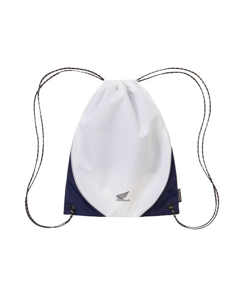 PHYPS MOTORCYCLE(フィップスモーターサイクル)の「Nylon Color Block Drawstring Bag White(バックパック/リュック・レディース・その他・FREE)」の3枚目の写真