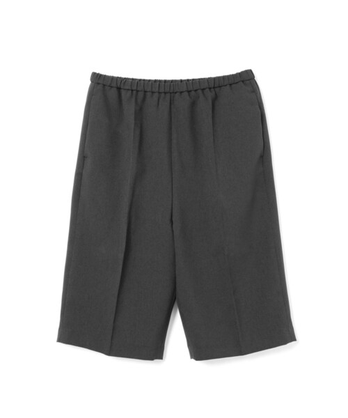 mizuiroind(ミズイロインド)の「mizuiro ind センタープレスショートパンツ(その他パンツ・レディース・ブラック/グレー/ブラウン/チャコールグレー/ネイビー・FREE)」の2枚目の写真