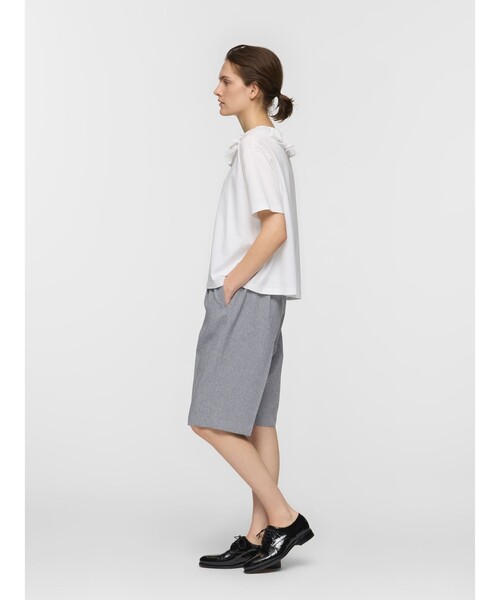 mizuiroind(ミズイロインド)の「mizuiro ind センタープレスショートパンツ(その他パンツ・レディース・ブラック/グレー/ブラウン/チャコールグレー/ネイビー・FREE)」の13枚目の写真