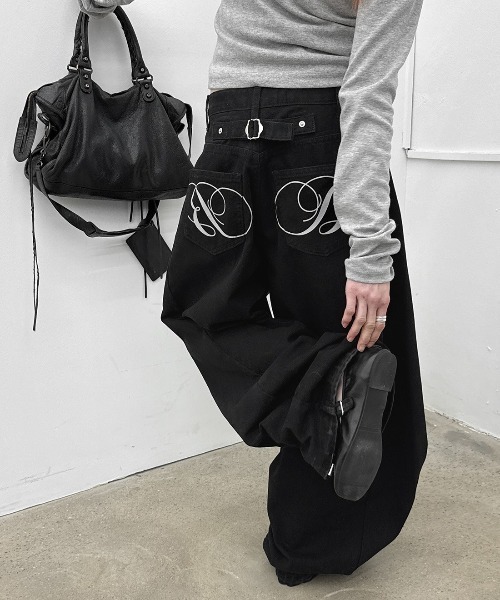 BLACKUP（ブラックアップ）の「[MADE] ピーコックバルーンコットンパンツ（その他パンツ・レディース・ブラック・SMALL/MEDIUM）」の6枚目の写真