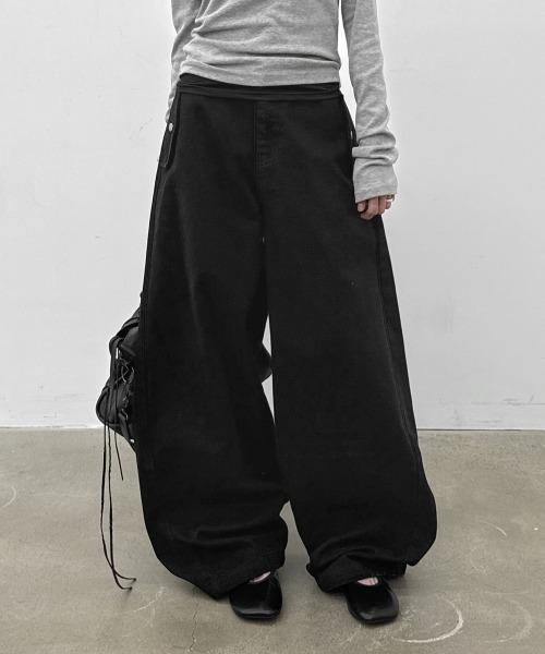 BLACKUP（ブラックアップ）の「[MADE] ピーコックバルーンコットンパンツ（その他パンツ・レディース・ブラック・SMALL/MEDIUM）」の7枚目の写真