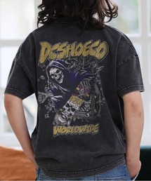 DC（ディーシー）の「DC/ディーシー 半袖 Tシャツ キッズ 26 KD CLASH SKULL SS YST262507（Tシャツ/カットソー）」