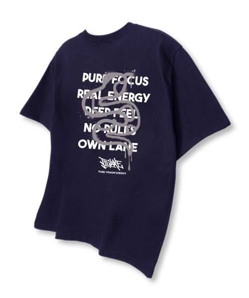 TI.GLAKE(ティーグレイク)の「スネークリフ オーバーサイズ 半袖Tシャツ ネイビー(Tシャツ/カットソー・メンズ・その他・LARGE/X-LARGE/XX-LARGE)」の3枚目の写真