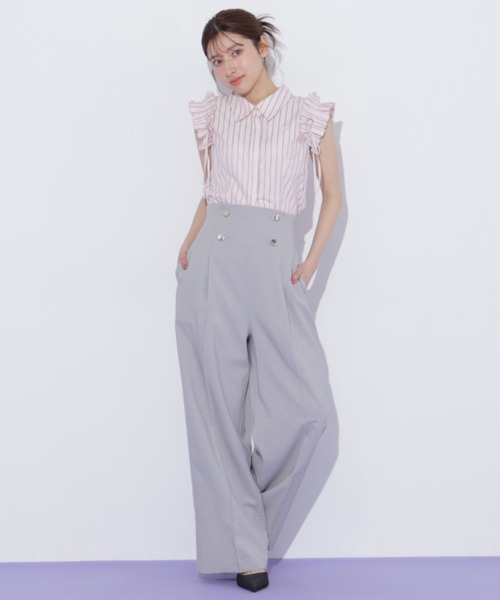 JILL by JILL STUART（ジルバイジルスチュアート）の「ショルダーフリルブラウス（シャツ/ブラウス・レディース・ピンク系その他/ホワイト/ブルー系その他・FREE）」の22枚目の写真