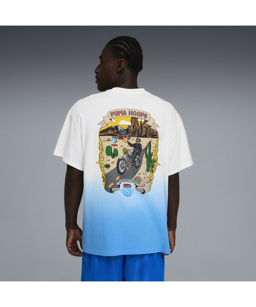 PUMA(プーマ)の「PUMA プーマ メンズ バスケットボール ザ ATW ディラン 半袖 Tシャツ III(Tシャツ/カットソー・メンズ・ホワイト・SMALL/MEDIUM/LARGE/X-LARGE)」の4枚目の写真