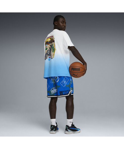 PUMA(プーマ)の「PUMA プーマ メンズ バスケットボール ザ ATW ディラン 半袖 Tシャツ III(Tシャツ/カットソー・メンズ・ホワイト・SMALL/MEDIUM/LARGE/X-LARGE)」の5枚目の写真