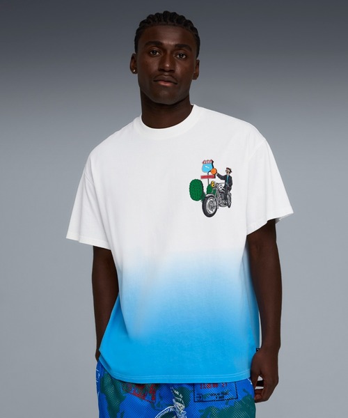 PUMA(プーマ)の「PUMA プーマ メンズ バスケットボール ザ ATW ディラン 半袖 Tシャツ III(Tシャツ/カットソー・メンズ・ホワイト・SMALL/MEDIUM/LARGE/X-LARGE)」の1枚目の写真