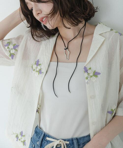 URBAN RESEARCH Sonny Label（アーバンリサーチサニーレーベル）の「日本製ニュアンスモチーフコードネックレス（ネックレス・レディース・シルバー/ゴールド・FREE/ONE）」の3枚目の写真