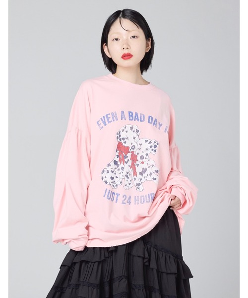 Little Sunny Bite/animal long tee（Tシャツ/カットソー）｜Little