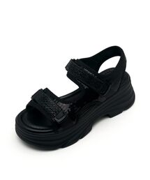 ヴェンチスパンゴルプラットフォームサンダル6cm -VS9037