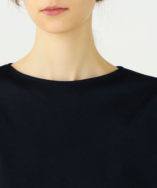 BALLSEY(ボールジィ)の「スムースポンチ コンビプルオーバー(Tシャツ/カットソー・レディース・ホワイト/ブラック/ブルー・S)」の13枚目の写真