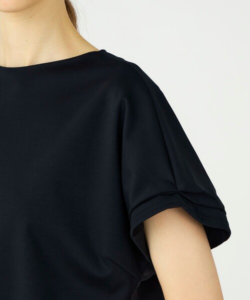 BALLSEY(ボールジィ)の「スムースポンチ コンビプルオーバー(Tシャツ/カットソー・レディース・ホワイト/ブラック/ブルー・S)」の15枚目の写真