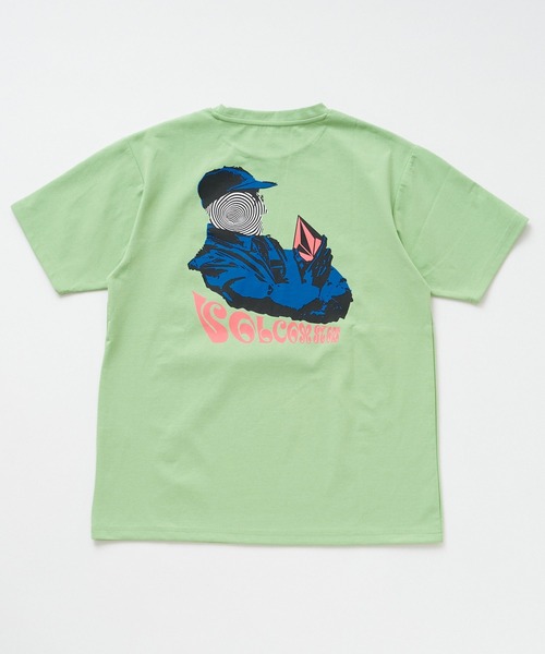 VOLCOM(ボルコム)の「VOLCOM メンズ SPIRITUAL STONE SS RASH TEE サーフTシャツ 【2026年夏モデル】(Tシャツ/カットソー・メンズ・ホワイト/ブラック/カーキ/ライトグリーン・SMALL/MEDIUM/LARGE/X-LARGE)」の4枚目の写真