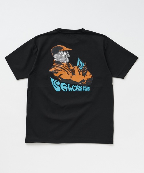 VOLCOM(ボルコム)の「VOLCOM メンズ SPIRITUAL STONE SS RASH TEE サーフTシャツ 【2026年夏モデル】(Tシャツ/カットソー・メンズ・ホワイト/ブラック/カーキ/ライトグリーン・SMALL/MEDIUM/LARGE/X-LARGE)」の2枚目の写真