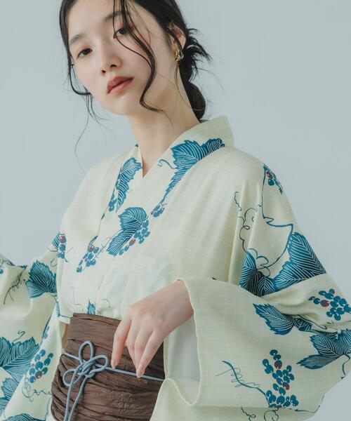 WEB/一部店舗限定』『接触冷感/速乾』ワンピース浴衣4点セットA