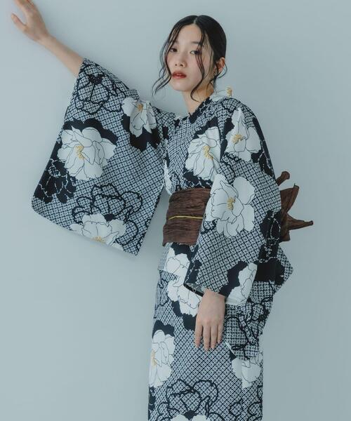 WEB/一部店舗限定』『接触冷感/速乾』ワンピース浴衣4点セットA