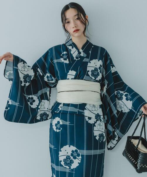 WEB/一部店舗限定』『接触冷感/速乾』ワンピース浴衣4点セットA