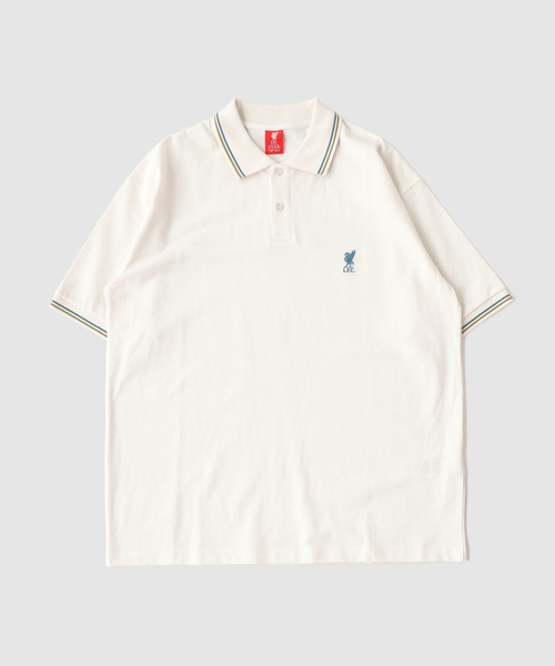 417 EDIFICE(フォーワンセブンエディフィス)の「【Liverpool FC / リバプール FC】 LINE POLO SH(Tシャツ/カットソー・メンズ・ブルー/グリーン/ブラック/ホワイト・X-LARGE/LARGE/MEDIUM)」の3枚目の写真