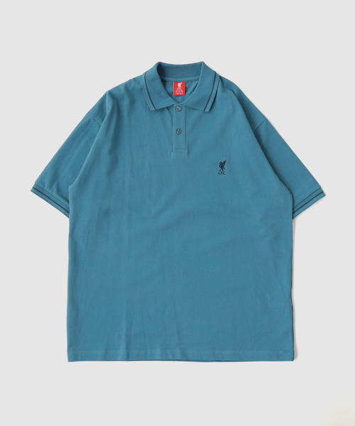 417 EDIFICE(フォーワンセブンエディフィス)の「【Liverpool FC / リバプール FC】 LINE POLO SH(Tシャツ/カットソー・メンズ・ブルー/グリーン/ブラック/ホワイト・X-LARGE/LARGE/MEDIUM)」の2枚目の写真