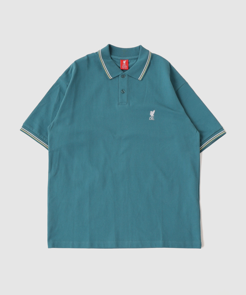 417 EDIFICE(フォーワンセブンエディフィス)の「【Liverpool FC / リバプール FC】 LINE POLO SH(Tシャツ/カットソー・メンズ・ブルー/グリーン/ブラック/ホワイト・X-LARGE/LARGE/MEDIUM)」の1枚目の写真