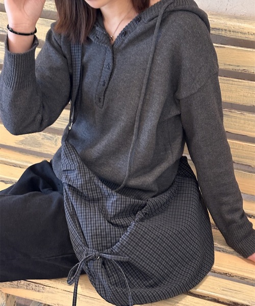 UNDERSTATEMENTs(アンダーステイトメント)の「【ユニセックス】チェックギャザーショルダーバッグ(ショルダーバッグ・メンズ・ネイビー/レッド/グリーン/グレー・FREE)」の14枚目の写真