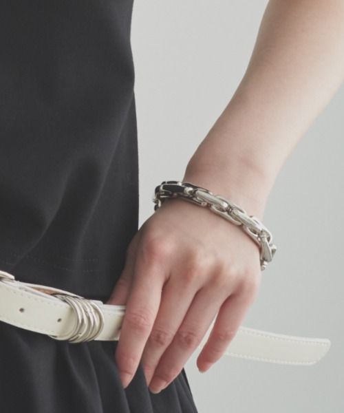 SOEMIN(ソミン)の「Chain bracelet/チェーンブレスレット(バングル/リストバンド・レディース・シルバー・FREE)」の20枚目の写真