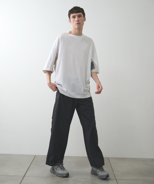 N.HOOLYWOOD（N.ハリウッド）の「【N.HOOLYWOOD】〈別注〉メッシュ切り替えミルスペックTEE（Tシャツ/カットソー・メンズ・ブラック/ネイビー/ホワイト・38）」の17枚目の写真