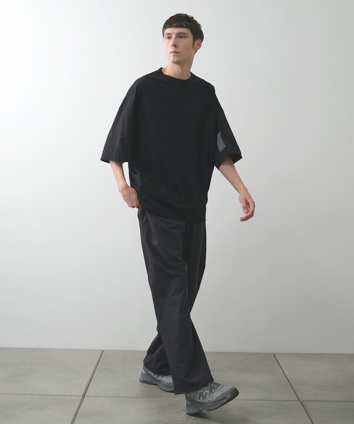 N.HOOLYWOOD（N.ハリウッド）の「【N.HOOLYWOOD】〈別注〉メッシュ切り替えミルスペックTEE（Tシャツ/カットソー・メンズ・ブラック/ネイビー/ホワイト・38）」の12枚目の写真