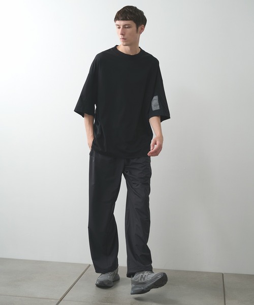 N.HOOLYWOOD（N.ハリウッド）の「【N.HOOLYWOOD】〈別注〉メッシュ切り替えミルスペックTEE（Tシャツ/カットソー・メンズ・ブラック/ネイビー/ホワイト・38）」の11枚目の写真