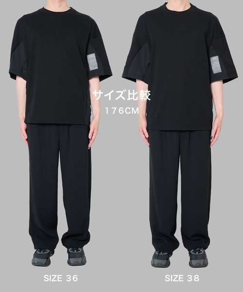 N.HOOLYWOOD(N.ハリウッド)の「【N.HOOLYWOOD】〈別注〉メッシュ切り替えミルスペックTEE(Tシャツ/カットソー・メンズ・ブラック/ネイビー/ホワイト・38/36)」の19枚目の写真