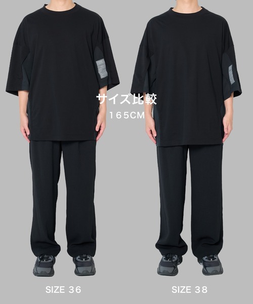 N.HOOLYWOOD(N.ハリウッド)の「【N.HOOLYWOOD】〈別注〉メッシュ切り替えミルスペックTEE(Tシャツ/カットソー・メンズ・ブラック/ネイビー/ホワイト・38/36)」の20枚目の写真