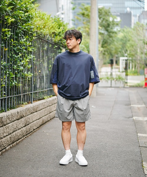N.HOOLYWOOD(N.ハリウッド)の「【N.HOOLYWOOD】〈別注〉メッシュ切り替えミルスペックTEE(Tシャツ/カットソー・メンズ・ブラック/ネイビー/ホワイト・38/36)」の21枚目の写真