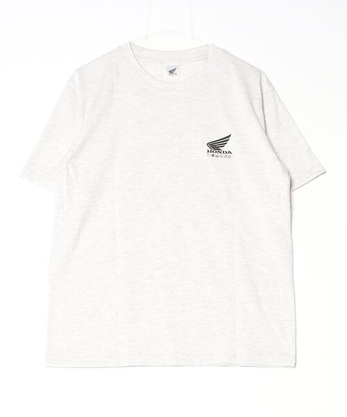 sanrio（サンリオ）の「【HONDA/ホンダ×Sanrio/サンリオ】HONDA×はぴだんぶい　コラボ半袖プリントTシャツ(ＤＲＹ）（Tシャツ/カットソー・メンズ・ブラック/レッド/スミクロ/オートミール・MEDIUM/LARGE）」の3枚目の写真