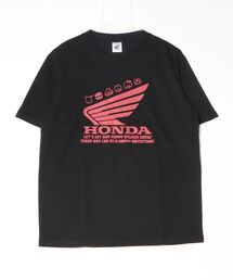 sanrio | 【HONDA/ホンダ×Sanrio/サンリオ】HONDA×はぴだんぶい コラボ半袖プリントTシャツ(DRY)(Tシャツ/カットソー)