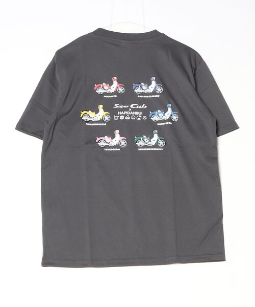 sanrio（サンリオ）の「【HONDA/ホンダ×Sanrio/サンリオ】HONDA×はぴだんぶい　コラボ半袖プリントTシャツ(ＤＲＹ）（Tシャツ/カットソー・メンズ・ブラック/レッド/スミクロ/オートミール・MEDIUM/LARGE）」の6枚目の写真