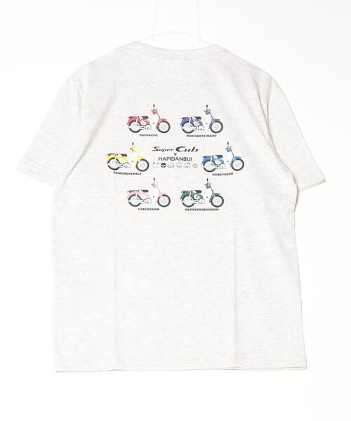 sanrio（サンリオ）の「【HONDA/ホンダ×Sanrio/サンリオ】HONDA×はぴだんぶい　コラボ半袖プリントTシャツ(ＤＲＹ）（Tシャツ/カットソー・メンズ・ブラック/レッド/スミクロ/オートミール・MEDIUM/LARGE）」の7枚目の写真