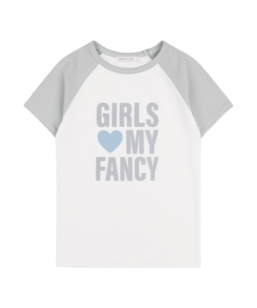 FANCY CLUB(ファンシークラブ)の「ガールズマイファンシーティー (グレー) F25QB105(Tシャツ/カットソー・レディース・その他・ONE SIZE)」の3枚目の写真