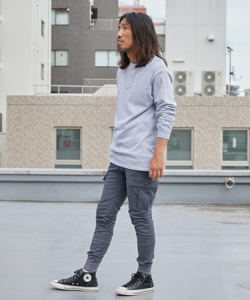 WP WESTPOINT(ダブルピーウエストポイント)の「WP WESTPOINT/ダブルピー ウエストポイント 限定 イージーカーゴ チノパン風 裾リブパンツ メンズ カーゴパンツ ジョグパンツ 秋服 秋 秋服 2026年秋冬(カーゴパンツ・メンズ・グレー・XS/S/M/L/XL/XXL)」の11枚目の写真