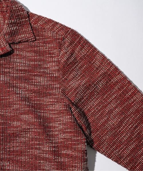 CASPER JOHN(キャスパージョン)の「Boucle over shirts/ブークレオーバーシャツ(シャツ/ブラウス・メンズ・ブラック/レッド・LARGE/MEDIUM/SMALL/X-SMALL)」の13枚目の写真