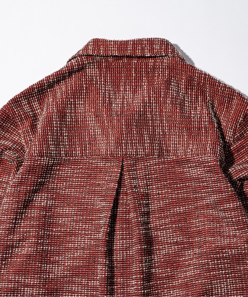 CASPER JOHN(キャスパージョン)の「Boucle over shirts/ブークレオーバーシャツ(シャツ/ブラウス・メンズ・ブラック/レッド・LARGE/MEDIUM/SMALL/X-SMALL)」の18枚目の写真